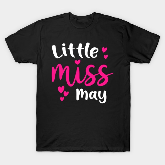 Little Miss May. T-Shirt by Tees Point